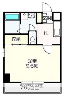フォンテーヌ昭和町【2階】の間取り