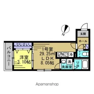 プレジデンス.Ⅲ【2階】の間取り