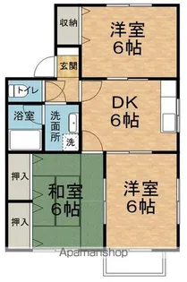 ウッドコート広丘【2階】の間取り