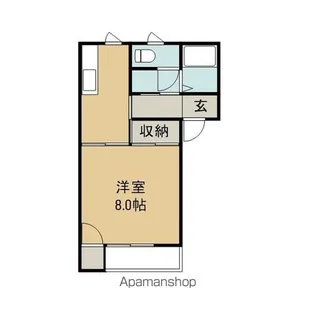 クレール絆【203号室】の間取り