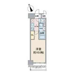 スカイコート千代田【4階】の間取り