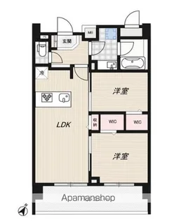 RIDGE豊洲【10階】の間取り