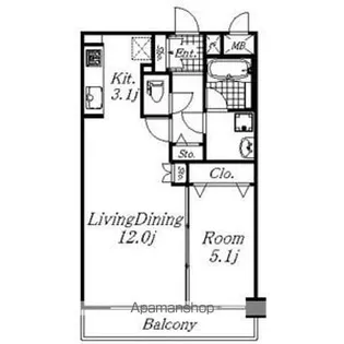 REGALO覚王山【2階】の間取り