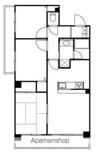 ソレイユ松戸【3階】の間取り