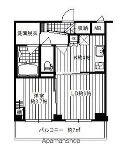 ダイヤモンドクレスト南流山【2階】の間取り