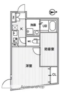 T'S CUORE MUSE落合【1階】の間取り