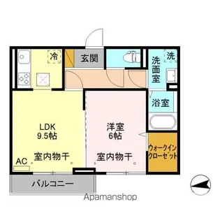 ルミノーザ【1階】の間取り