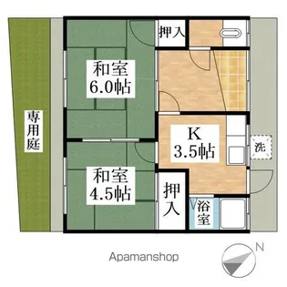 愛知県一宮市千秋町天摩字山畑【一戸建】の間取り