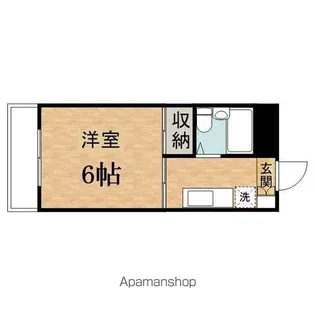 スカイハイム(大塚)【305号室】の間取り