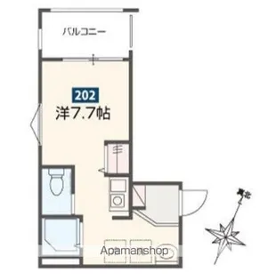MELDIA京成小岩【2階】の間取り