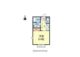 ハイツ・ウッディー【101号室】の間取り