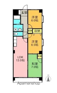 カーサ長良パーク【7階】の間取り