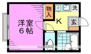 ソレイユ和泉【1階】の間取り