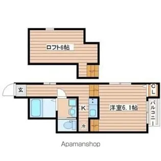 THEソレイユ国見【1階】の間取り