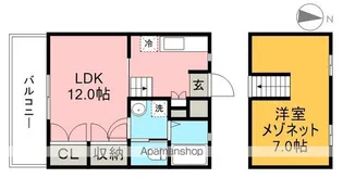 FIORE GIALLO【3階】の間取り