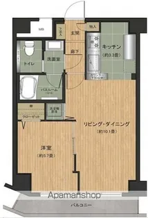 ヒルズ代官山【9階】の間取り