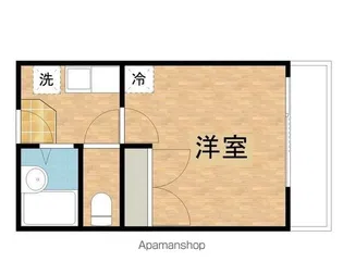 パレス昴【102号室】の間取り