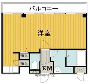 シティヒルズウオアサ【6階】の間取り