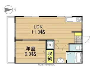 タケヤハウス【205号室】の間取り