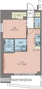 プレジオ池袋NORTH【12階】の間取り