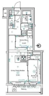 東京都練馬区中村3丁目【マンション】の間取り