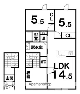 マロードV【202号室】の間取り