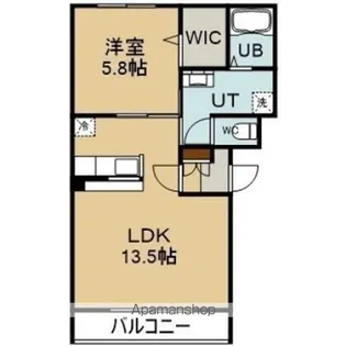 フィフティワン VOL.Ⅱ【4階】の間取り