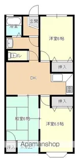 コーポ中屋敷A【202号室】の間取り