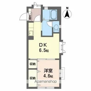 ディアス田園F【1階】の間取り