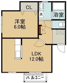 ジョイナス吉川【1階】の間取り
