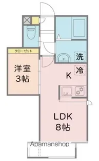 グランフォレット【2階】の間取り