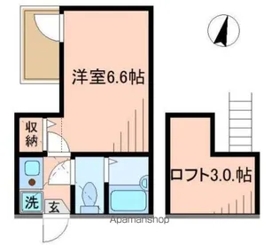 リベルテ東向島【3階】の間取り