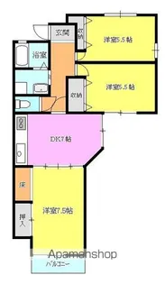 サンコーポ【201号室】の間取り