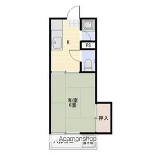 アルス極楽C棟【215号室】の間取り