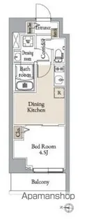 グランカーサ住吉Ⅲ【7階】の間取り
