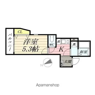 FIORE戸塚 壱番館【1階】の間取り