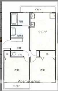 グリーンヒルズ土山【1階】の間取り