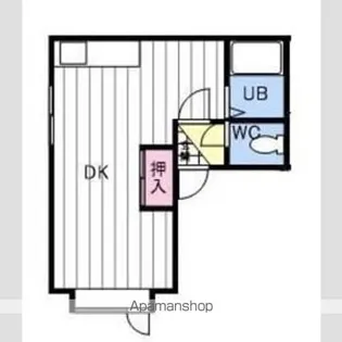 エクセレンス羊ヶ丘【210号室】の間取り
