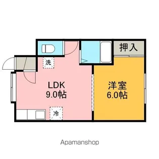 セピアENIWA【201号室】の間取り
