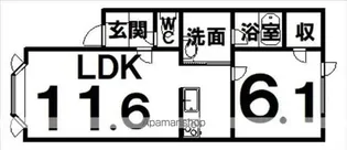 レーベン【1階】の間取り