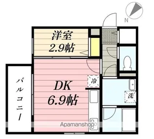ヴィラージュ南福岡【3階】の間取り