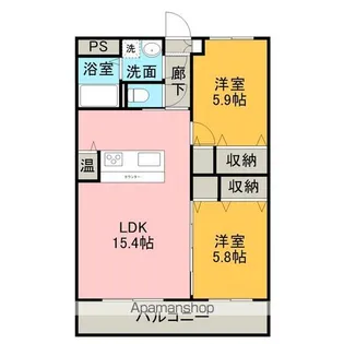 ブレインマンションルキア【201号室】の間取り