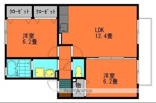 パステルウィンド【2階】の間取り
