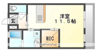ウエスト・グランディール【2階】の間取り