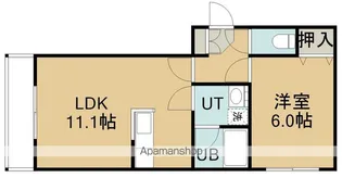 ロイヤルパレス【1階】の間取り