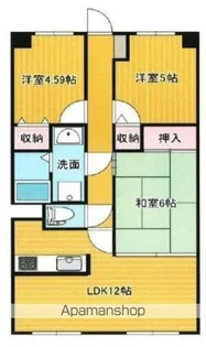 シティファイブ新柏【2階】の間取り