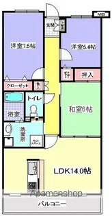 モラダ・アケボノ【2階】の間取り