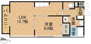 GRAND COLLINE【1階】の間取り
