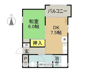 メゾンJ【3階】の間取り