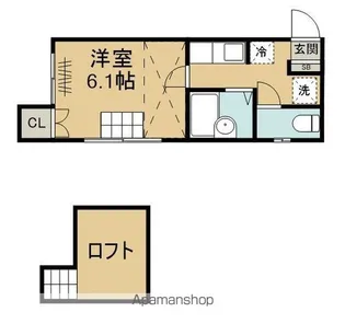 エスペランサ東照宮【1階】の間取り